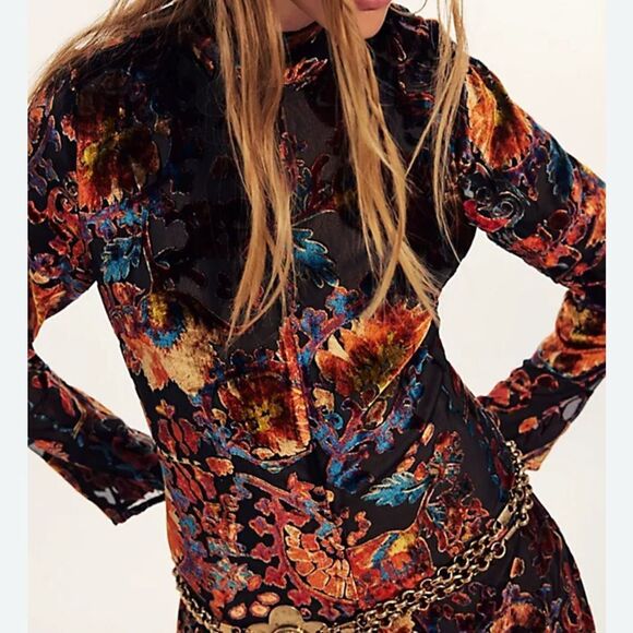 Free People Floral Maxi Dress - Multicolor - Picture 7 of 9